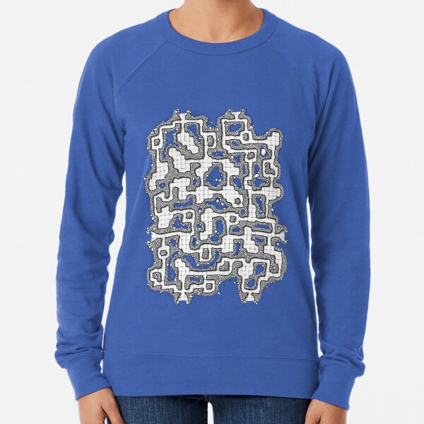 Dungeon map Lightweight Sweatshirt