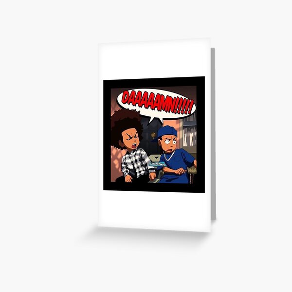The Boondocks (DAMN meme) Huey x Riley Freeman Carte de vœux