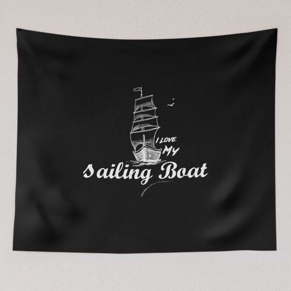 Item preview, set sail sailing boat designed and sold by GeschenkDesigns.