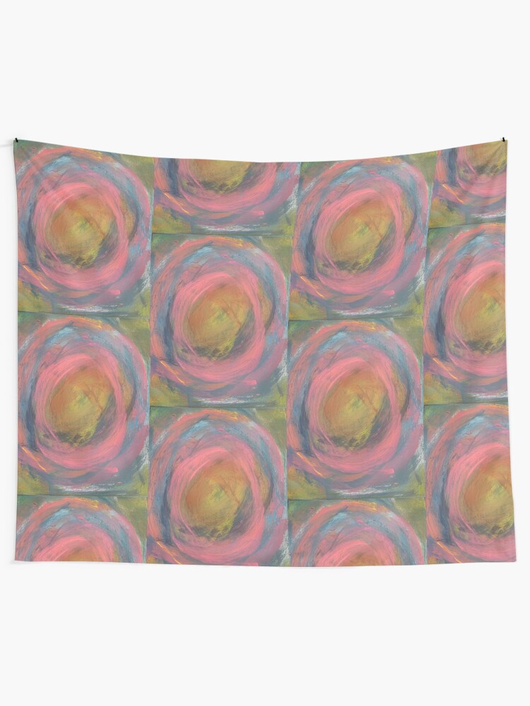 Alternate view of Walking in Circles Tapestry