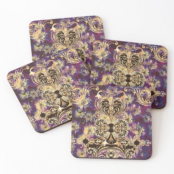 Artikelvorschau, Luxus Barock Ornamente Elegante Blumen entworfen und verkauft von yez.