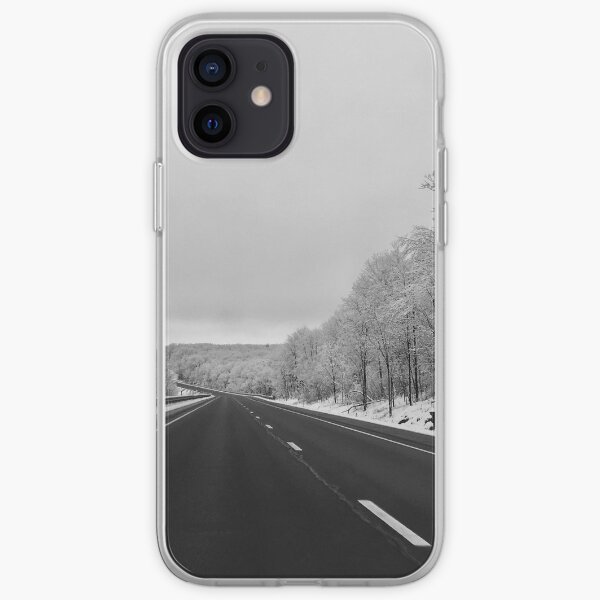 Snowy Highway iPhone Soft Case