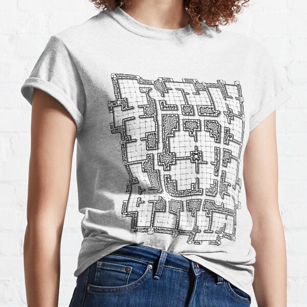 Dungeon map Classic T-Shirt
