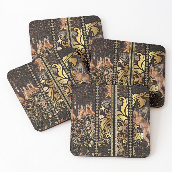 Item preview, All Over Print Luxury Baroque Ancient Beauty Ornaments Blackout designed and sold by yez.