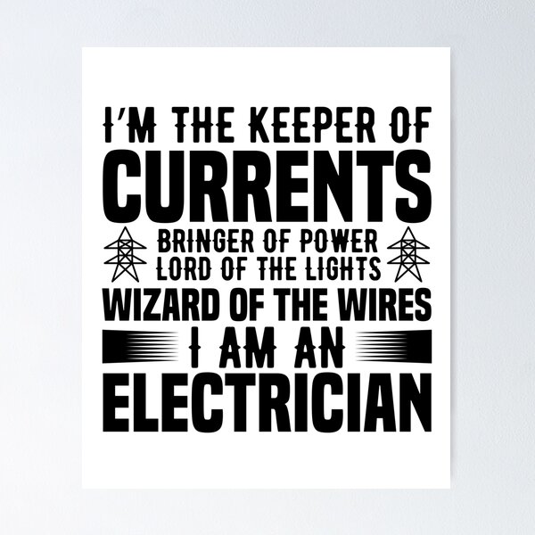 Item preview,  I am an Electrican designed and sold by Blameit97.