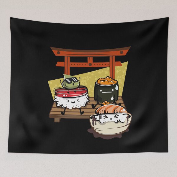 Item preview, Kawaii Sushi Gang Is Having A Party designed and sold by Basti09.