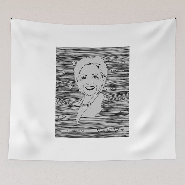 Item preview, Hillary Clinton Portrait By ArtGuru 0711, 22 x 28, - Ink on Paper designed and sold by Art Guru.