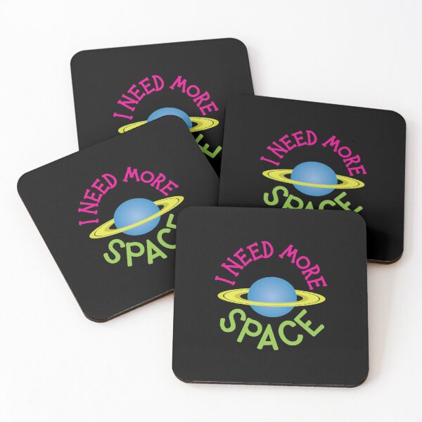 Item preview, 'I Need More Space' (Black) designed and sold by The Button Gal.