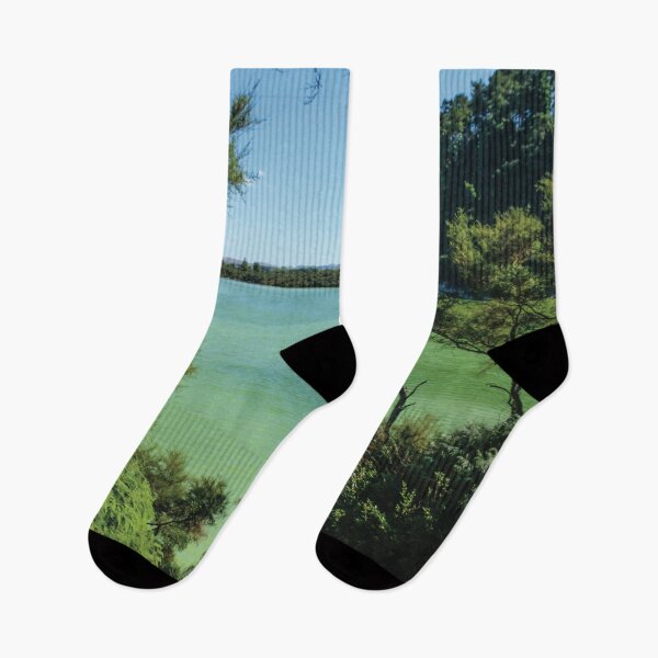 Item preview, New Zealand green lake designed and sold by Onyria Art.