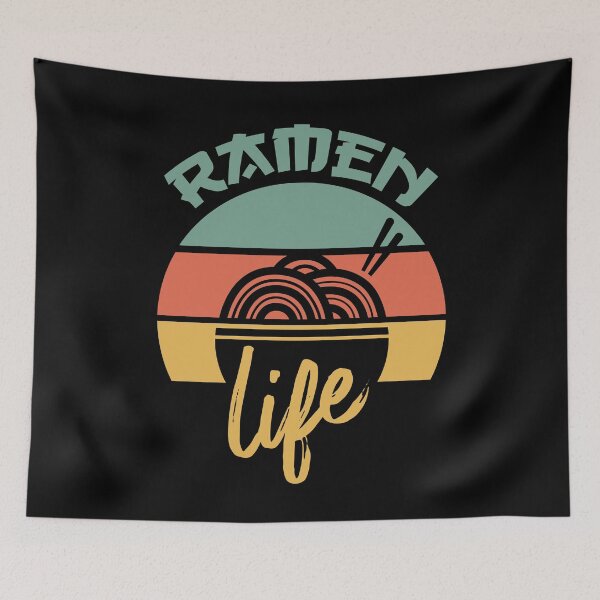 Item preview, Ramen Life Japanese Noodles Lover Vintage Retro designed and sold by Basti09.