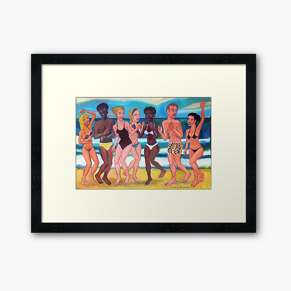 Vista previa del artículo con la obra «Fiesta en la playa 8», diseñado y vendido por Diego Manuel Rodriguez.