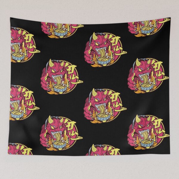 Item preview, ramen oni demon mystik designed and sold by pirminio.