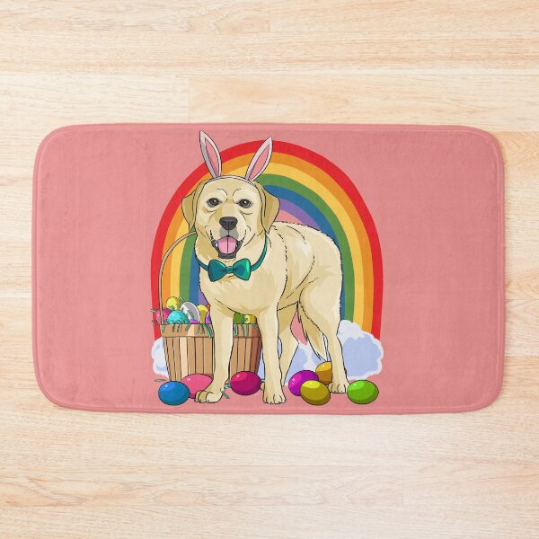 Item preview, Labrador Retriever Bunny Happy Easter Day designed and sold by Nosek1ng.