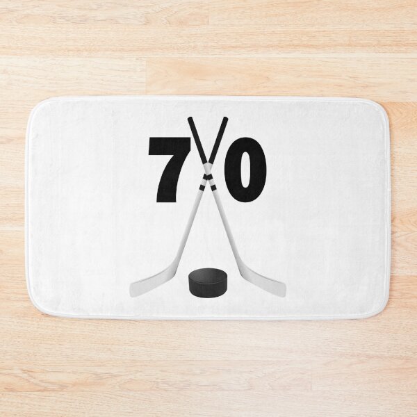 Item preview, Hockey number 70 - seventy with sticks and disc designed and sold by AllShirts21.