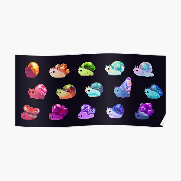 Jewel Snail Poster