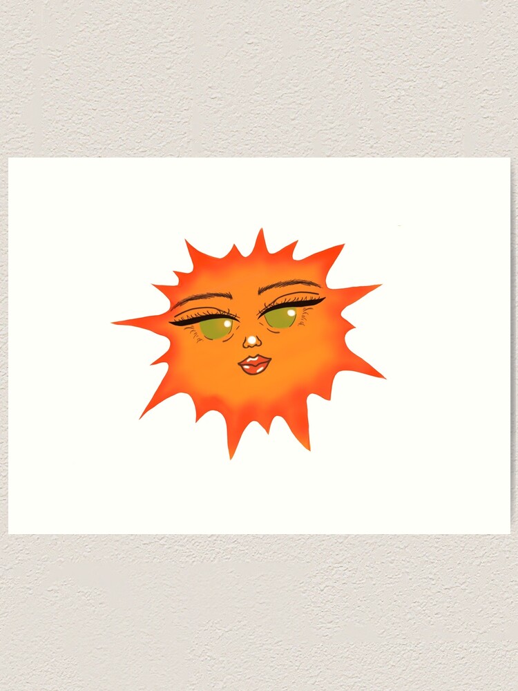 cute sun painting