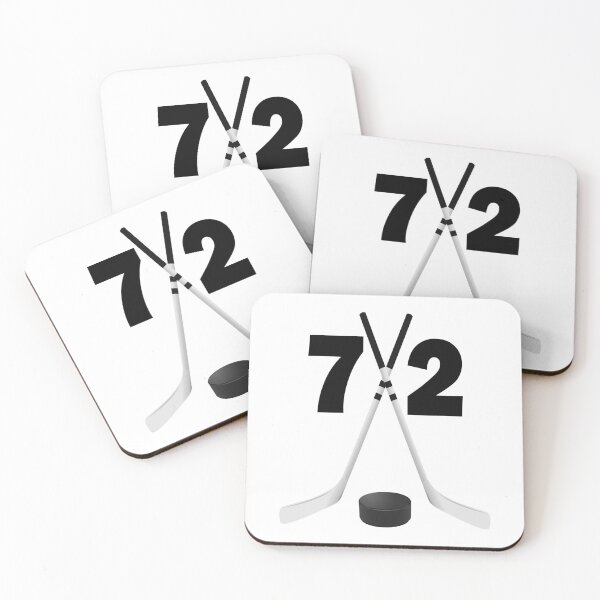 Item preview, Hockey number 72 - seventy two with sticks and disc designed and sold by AllShirts21.