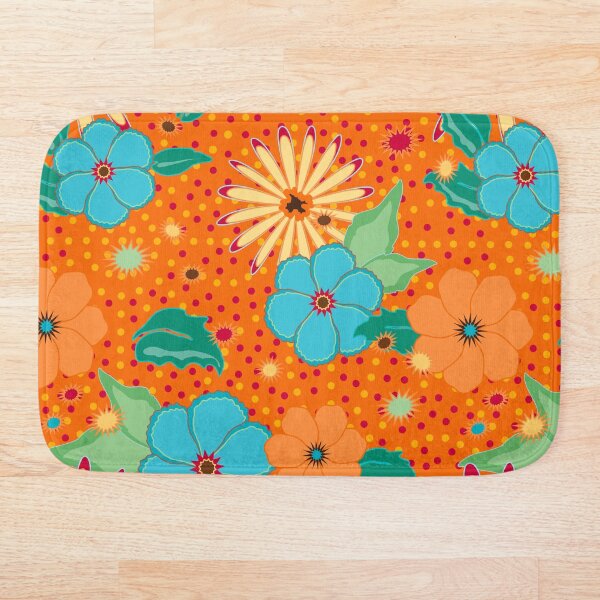 Artikelvorschau, RETRO Kaki gepunktete Blumen entworfen und verkauft von ZENDYtechSTYLE.