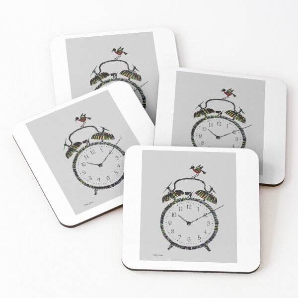Item preview, Clock With Small Bird By ArtGuru 0706, 22 x 28, - Ink on Paper designed and sold by Art Guru.