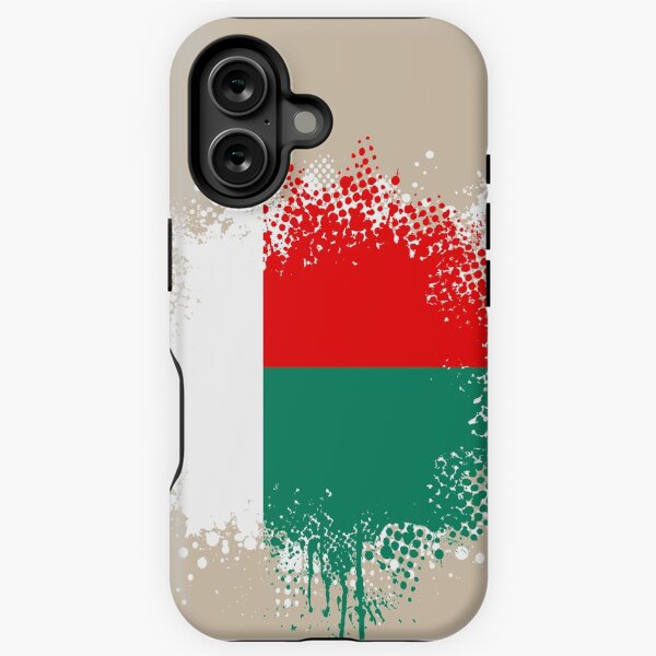 Item preview, Flag of Madagascar - Splat designed and sold by pixelinga.