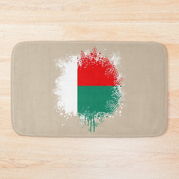 Item preview, Flag of Madagascar - Splat designed and sold by pixelinga.