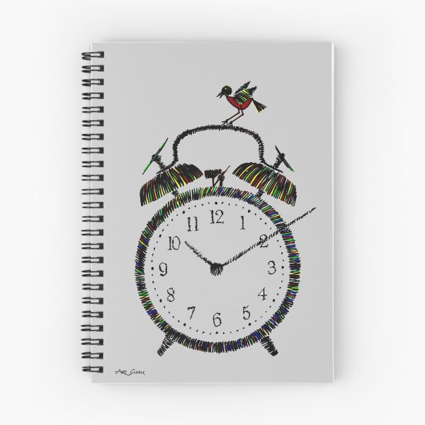 Item preview, Clock With Small Bird By ArtGuru 0706, 22 x 28, - Ink on Paper designed and sold by Art Guru.