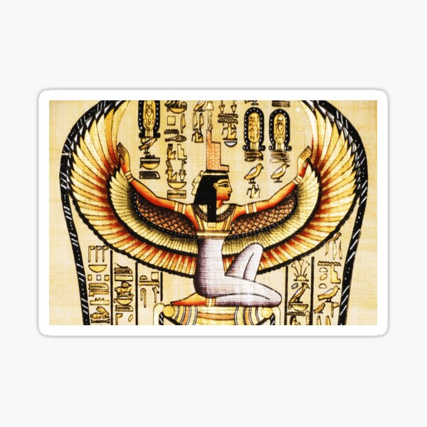 Vista previa del artículo con la obra «Egipto Isis Cleopatra», diseñado y vendido por GuyBlank.
