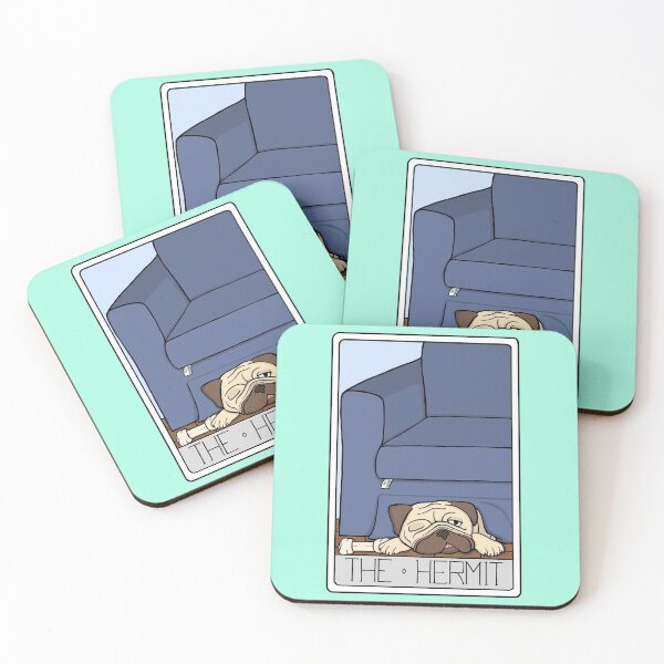 Item preview, Dog Tarot Card - The Hermit designed and sold by MaylinBrain.