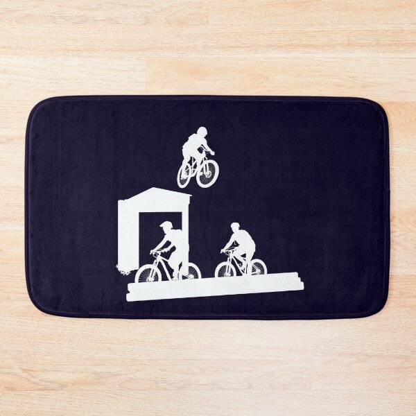 Aperçu de l'œuvre MTB Jump White créée et vendue par cycleexplorers.