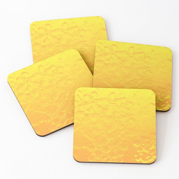 Item preview, Flower relief yellow designed and sold by Moonyflower.