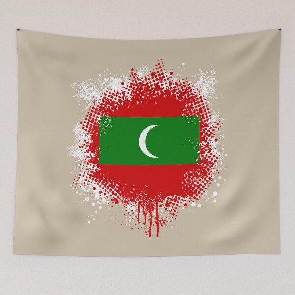 Item preview, Flag of Maldives - Splat designed and sold by pixelinga.