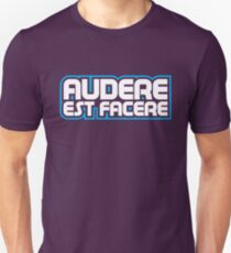 Spurs Latin Motto T-shirt Purple Unisex T-Shirt