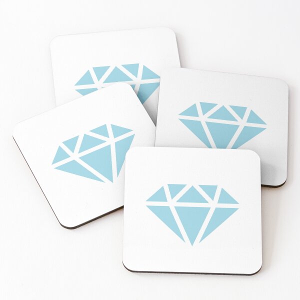 Item preview, Geometric Diamond: Baby Blue designed and sold by LuxeHurricane.