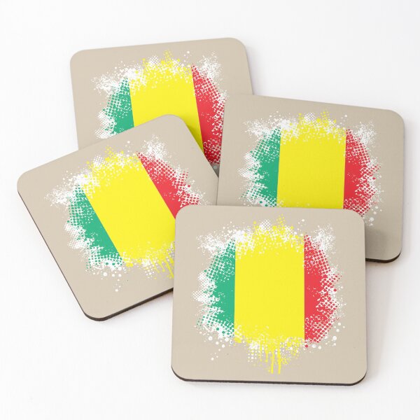 Item preview, Flag of Mali - Splat designed and sold by pixelinga.