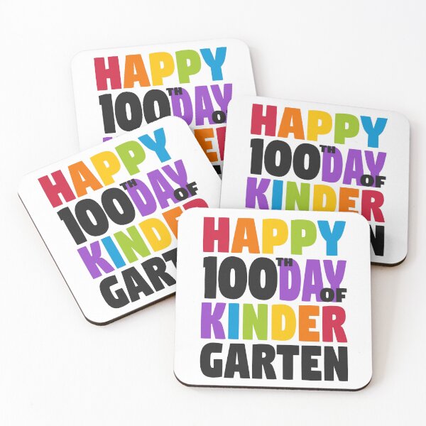Item preview, Happy 100th Day of Kinder Garten designed and sold by Otakso.