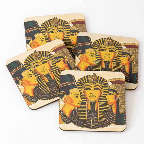 Item preview, Egyptian Royalty King Tut Nefertiti Cleopatra designed and sold by GuyBlank.
