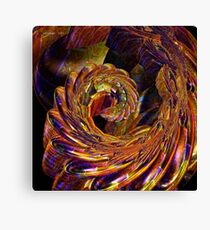 Metallic Swirl Canvas Print