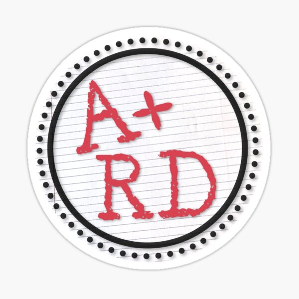 A+ RD Sticker