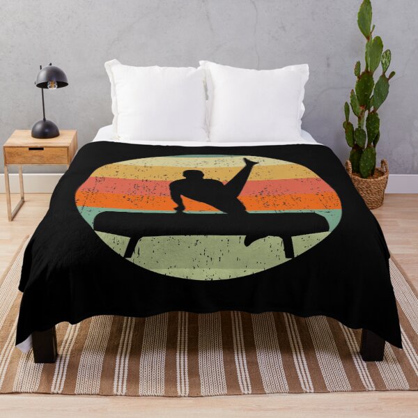 Item preview, Male Gymnast Sunset Pommel Horse Mens Gymnastics designed and sold by Epic Love Designs.
