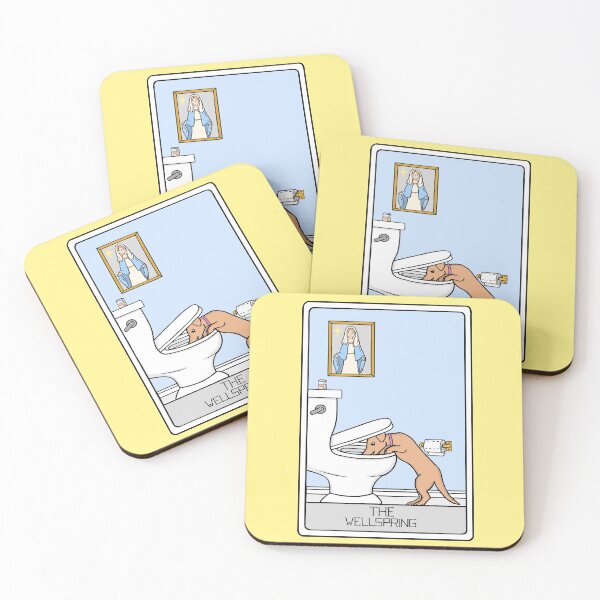 Item preview, Dog Tarot Card - The Wellspring designed and sold by MaylinBrain.