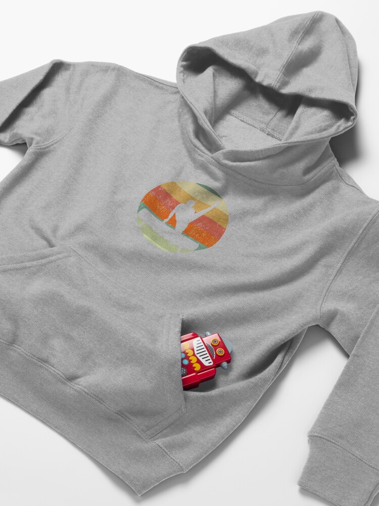 Alternate view of Male Gymnast Sunset Pommel Horse Mens Gymnastics Kids Pullover Hoodie
