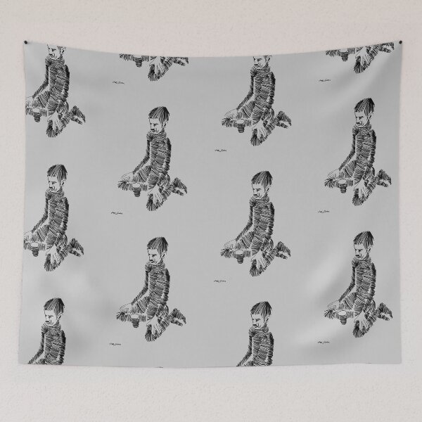 Item preview, Man Kneeling On Ground By ArtGuru 0693, 22 x 28, - Ink On Paper designed and sold by Art Guru.