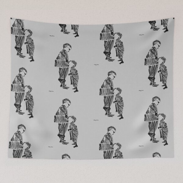 Item preview, Child Taking A Drink By Artguru 0691, 22 X 28, - Ink On Paper Art Print designed and sold by Art Guru.