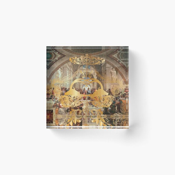 Item preview, All Over Print Luxury Gold Ancient Relic Ornament designed and sold by yez.