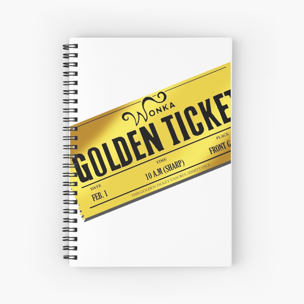 Personalized Golden Ticket Willy Wonka 