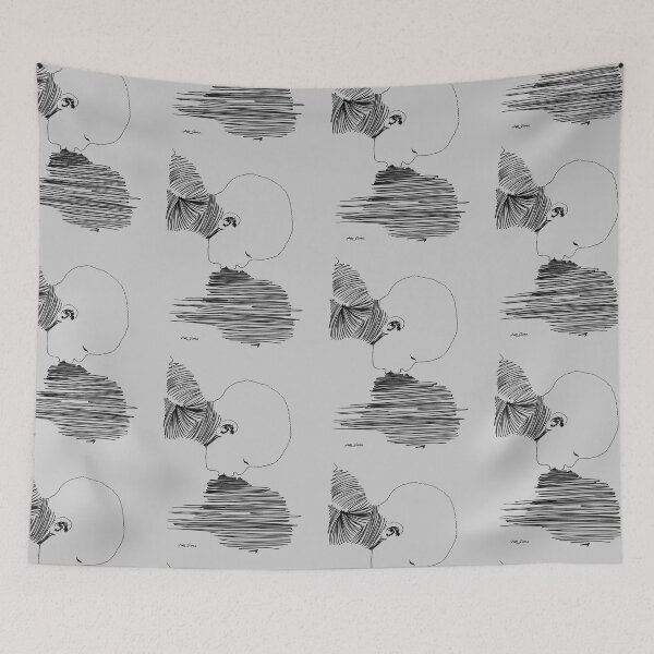 Item preview, Child Kissing Reflection By Artguru 0683, 22 X 28, - Ink On Paper designed and sold by Art Guru.