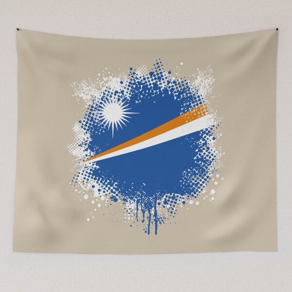 Item preview, Flag of Marshall Islands - Splat designed and sold by pixelinga.