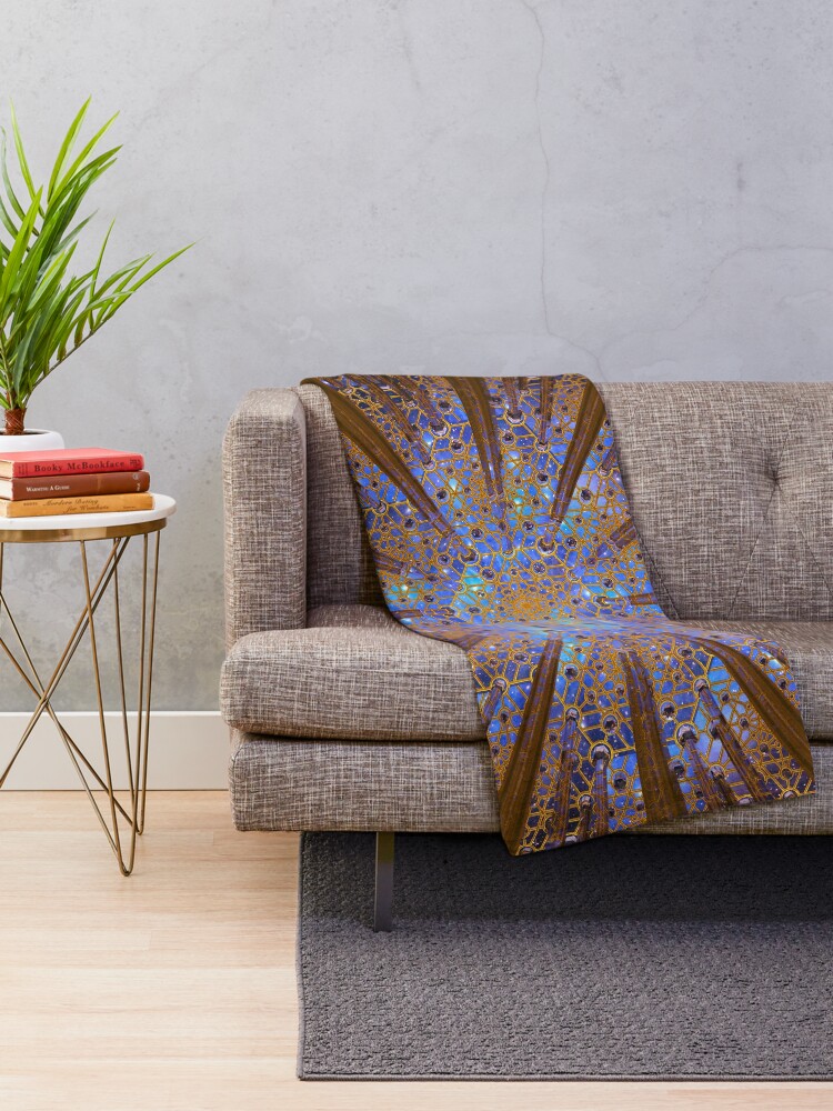 Alternate view of Source Code Healing Room Throw Blanket