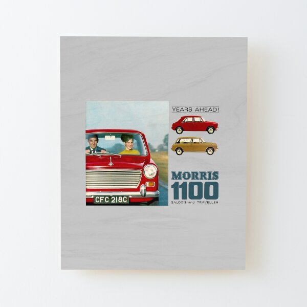 MORRIS 1100 Wood Mounted Print