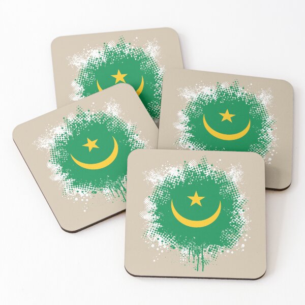 Item preview, Flag of Mauritania - Splat designed and sold by pixelinga.